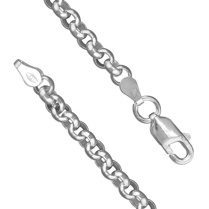 Sterling Silver Heavy Cable Men's Chain