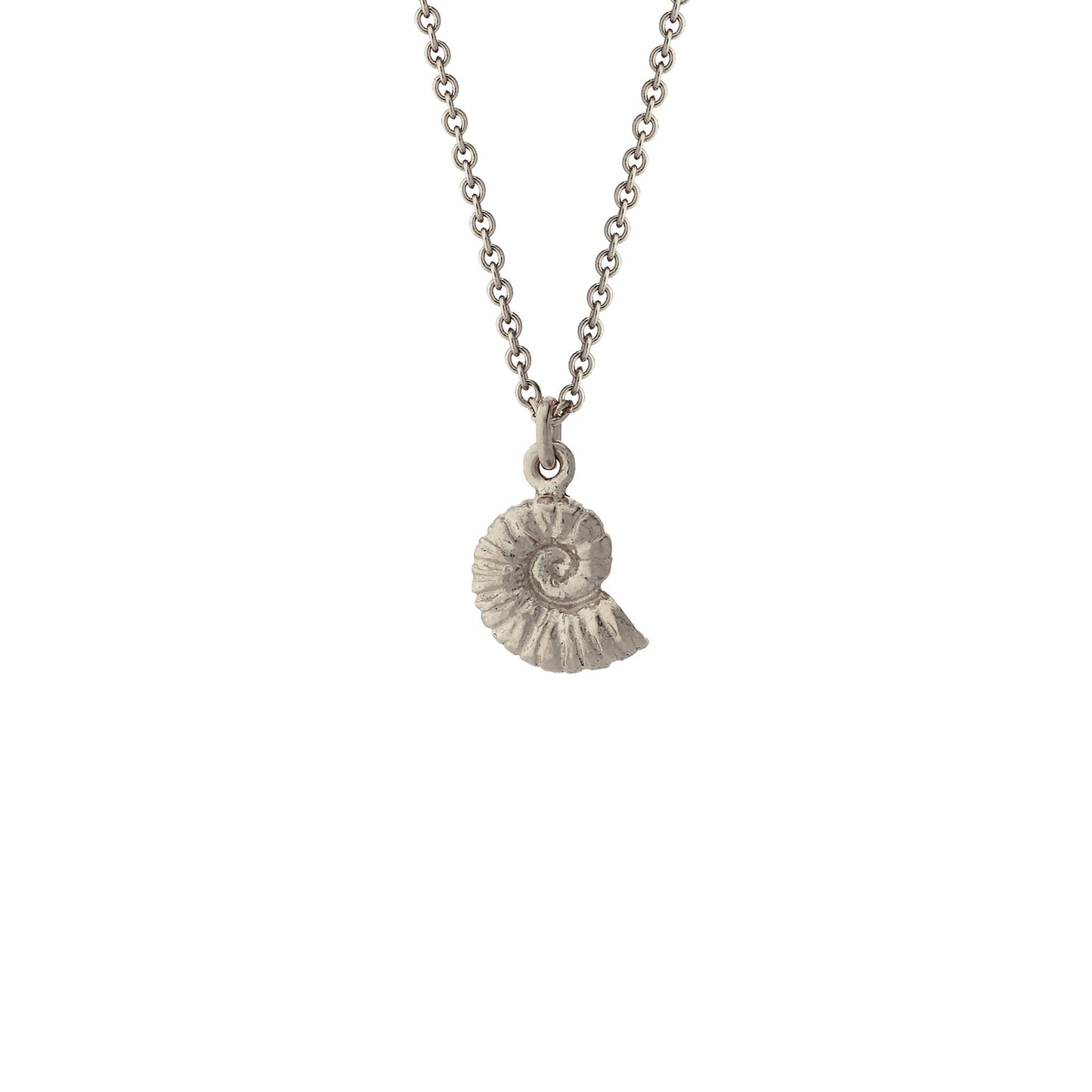 Alex Monroe Sterling Silver Ammonite Necklace