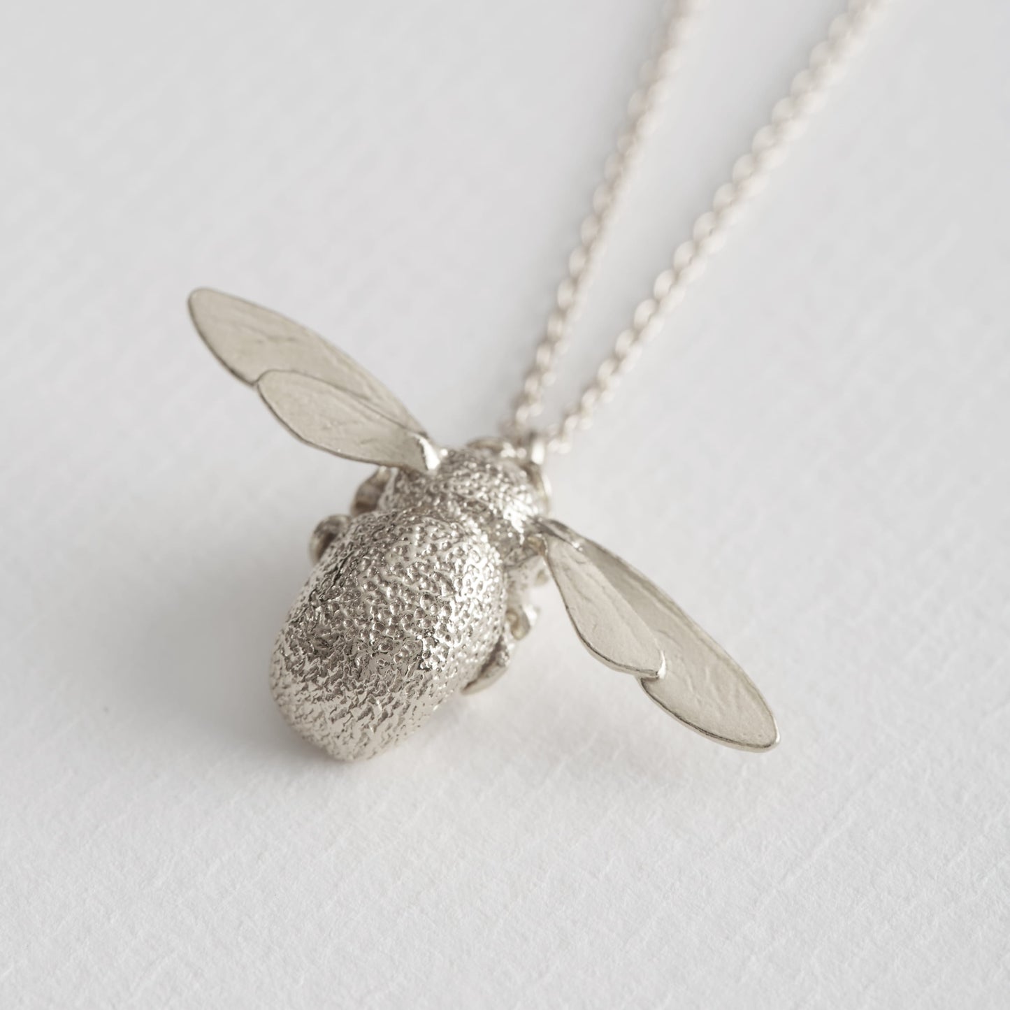 Alex Monroe Sterling Silver Bumblebee Necklace