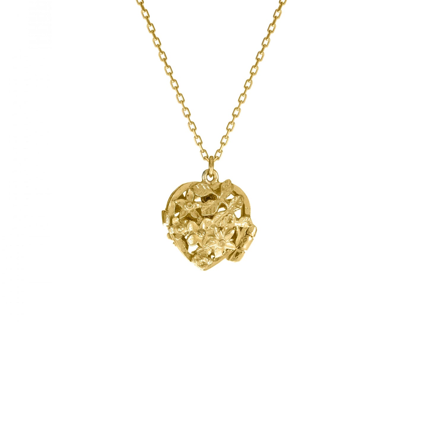 Alex Monroe 18ct Solid Yellow Gold The Beekeepers Hidden Bee Heart Locket
