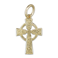 Love Lock 9carat Yellow Gold Small Celtic Cross