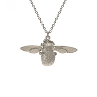 Alex Monroe Large Silver Bumblebee Necklace