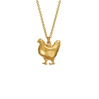 Alex Monroe Gold Fat Hen Necklace