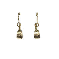 Joli Beau Delicate Silver Gold plated Contemporary Drop Earrings