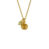 Alex Monroe Apple & Peridot Necklace