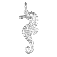 Joli Beau Silver Sea Horse Pendant Necklace