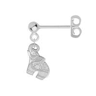 CarterGore Silver 'Elephant' Single Earring