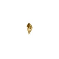 Alex Monroe 18ct Gold Teeny Tiny Shell Single Stud Earring