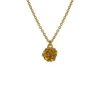 Alex Monroe Gold Rosa Damasca Necklace