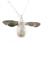 Alex Monroe Silver Baby Bumblebee Necklace