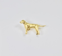 Love Lock Pre-Owned Solid 18carat Gold Dog Brooch