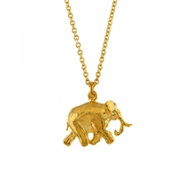Alex Monroe 22carat Gold Plate on Silver Indian Elephant Necklace NOT SHOWN