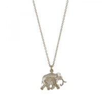 Alex Monroe Solid Silver Indian Elephant Necklace