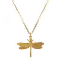 Alex Monroe 22 carat Gold Dragonfly Necklace