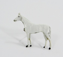 Joli Beau Vintage Silver Kenart White Horse Brooch