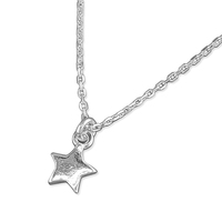 Joli Beau Dainty Mini Star Silver Necklace
