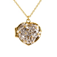 Alex Monroe Key To Your Heart Locket Pendant Necklace