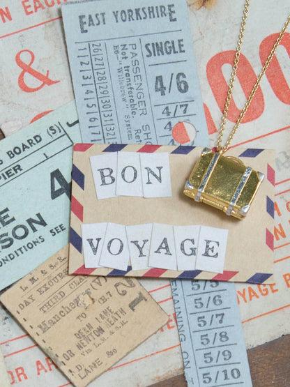 Alex Monroe 22ct Yellow Gold Silver Vintage Suitcase Locket Necklace 🇬🇧