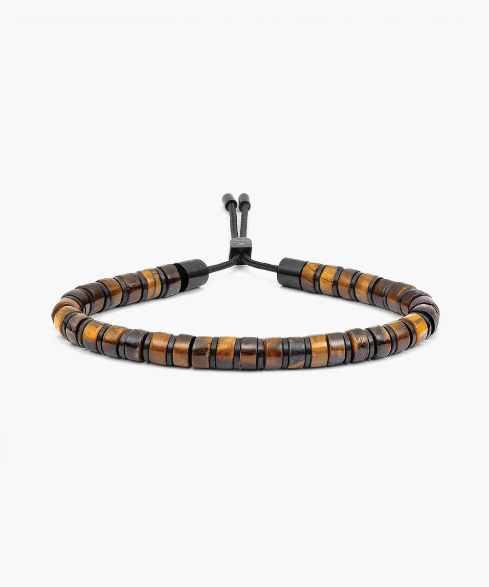 Pig & Hen Brontide 6mm Adjustable Tigers Eye Beaded Bracelet 🇳🇱