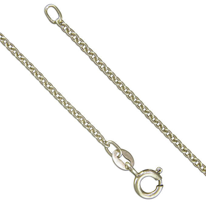 Joli Beau Sterling Silver Mens Oxidised Trace Chain
