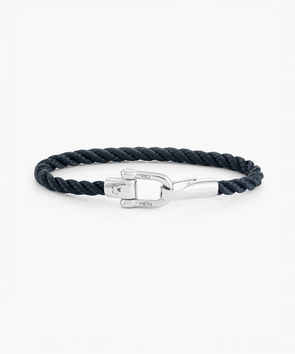 Pig & Hen Lobster Larry Navy & Silver Bracelet 🇳🇱