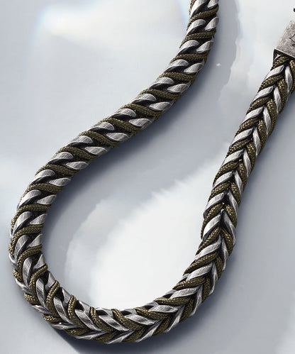 Pig & Hen Catena Foxtail Stainless Steel Army Vintage Green Bracelet 🇳🇱