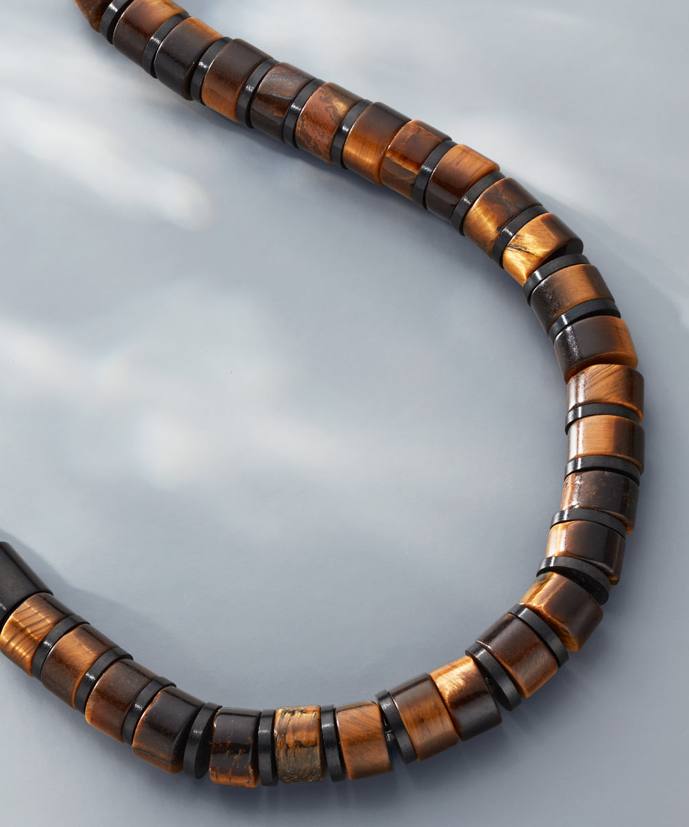 Pig & Hen Brontide 6mm Adjustable Tigers Eye Beaded Bracelet 🇳🇱