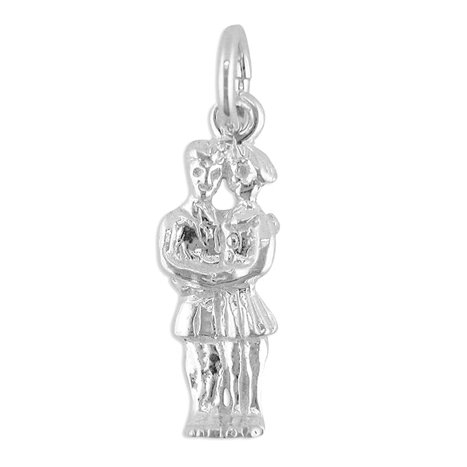 Sterling silver Gemini Zodiac Sign 