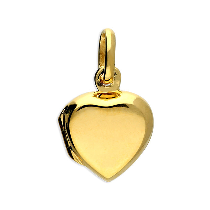 Sterling Silver Small 18ct Gold Vermeil Heart Locket