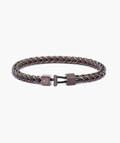 Pig & Hen Catena Foxtail Slate Gray & Bronze Bracelet 🇳🇱