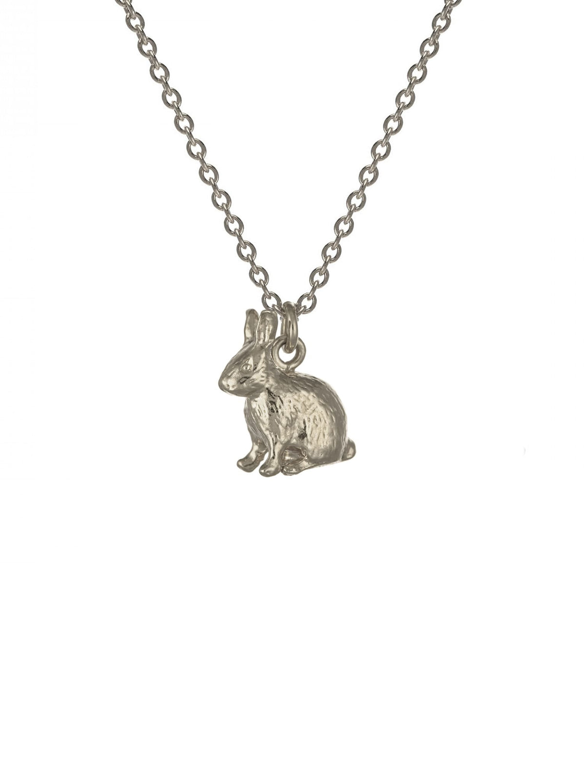 Alex Monroe Sterling Silver Tiny Sitting Bunny Necklace 🇬🇧