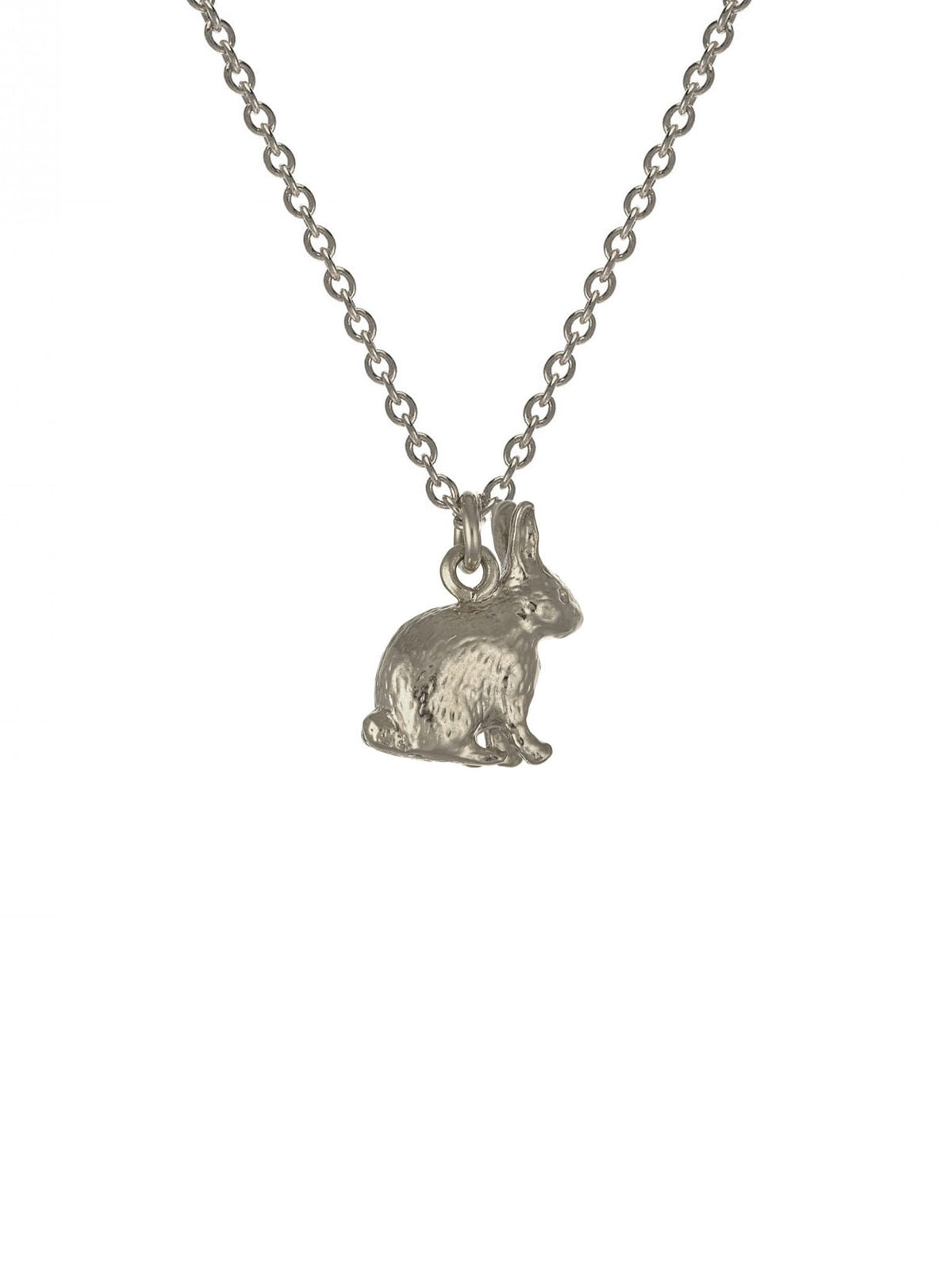 Alex Monroe Sterling Silver Tiny Sitting Bunny Necklace 🇬🇧
