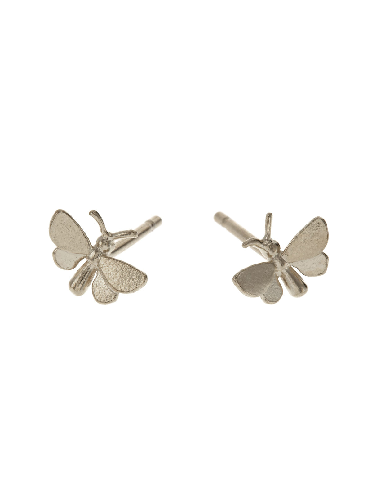 ALEX Monroe Sterling Silver Tiny Butterfly Stud Earrings 🇬🇧