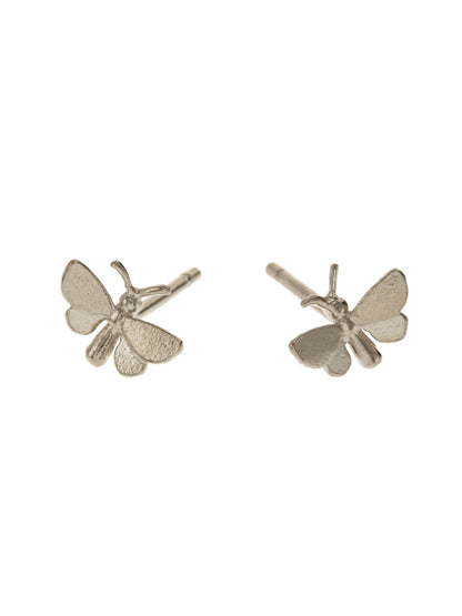 ALEX Monroe Sterling Silver Tiny Butterfly Stud Earrings 🇬🇧