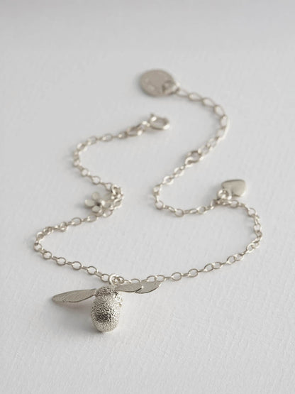 Alex Monroe Sterling Silver Baby Bee Bracelet 🇬🇧