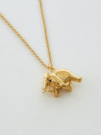 22 carat Yellow Gold Indian Elephant Necklace