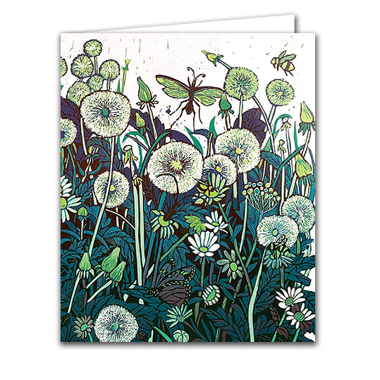 Joli Beau 'Dandelion Make A Wish Flower' Designed In The UK Blank Printed Card 🇬🇧