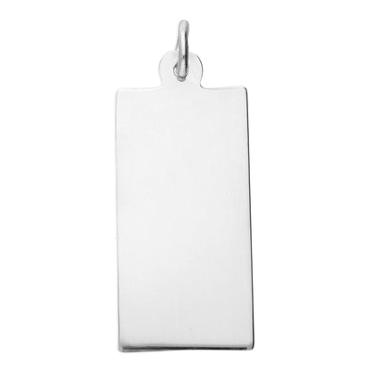 Sterling Silver Dog Tag St Christopher