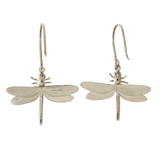 Alex Monroe Sterling Silver Dragonfly Hook Earrings 🇬🇧