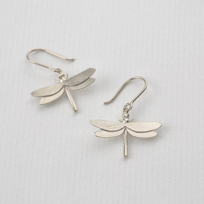 Alex Monroe Sterling Silver Dragonfly Hook Earrings 🇬🇧