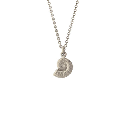 Alex Monroe Sterling Silver Ammonite Necklace