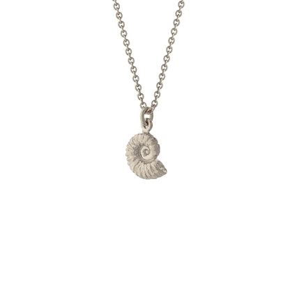 Alex Monroe Sterling Silver Ammonite Necklace