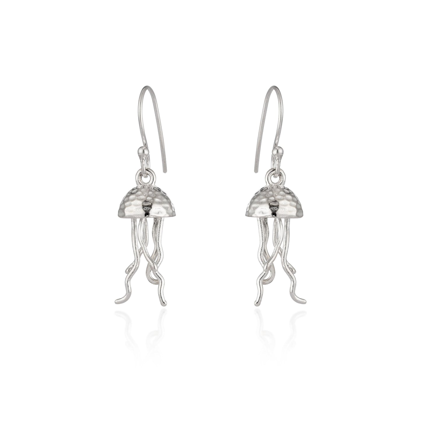 Sterling Silver Sea Side Collection Jelly Fish Earrings