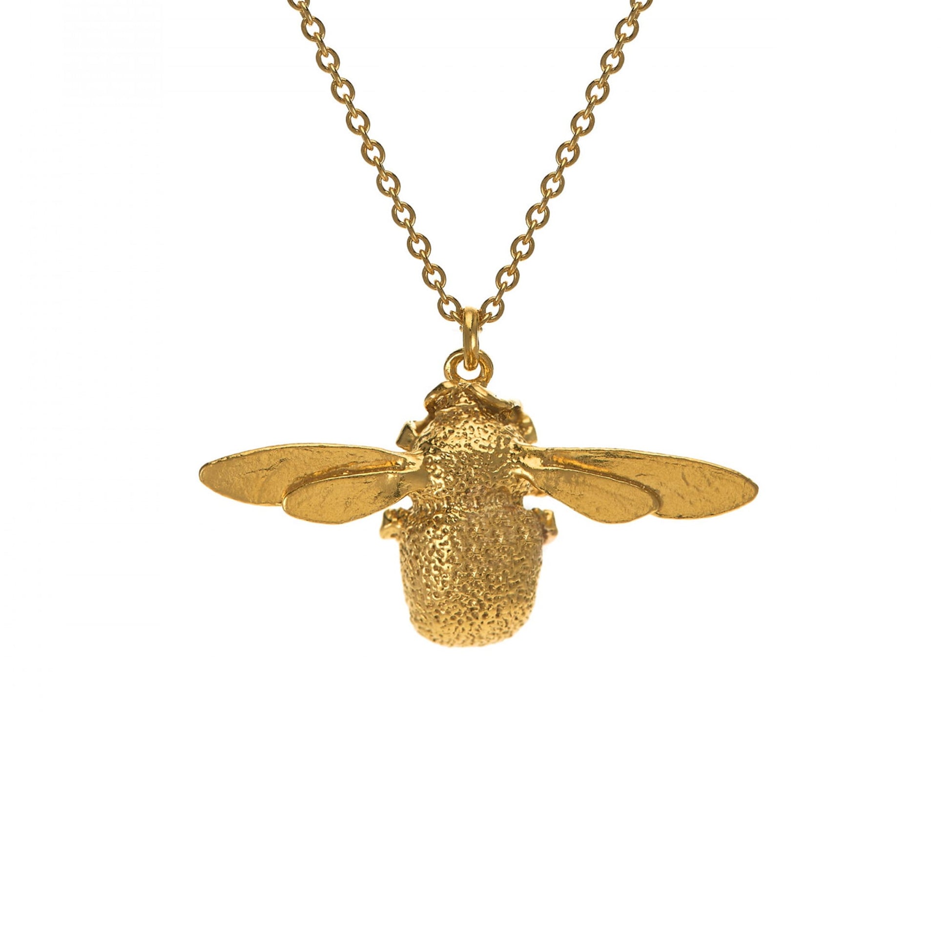 Alex Monroe 22 carat Yellow Gold Vermeil Bumblebee Necklace
