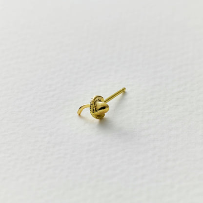 Alex Monroe 18ct Yellow Gold Teeny Tiny Mushroom Single Stud Earring 🇬🇧