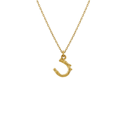 Alex Monroe 18ct Yellow Gold Teeny Tiny Horseshoe Necklace 🇬🇧