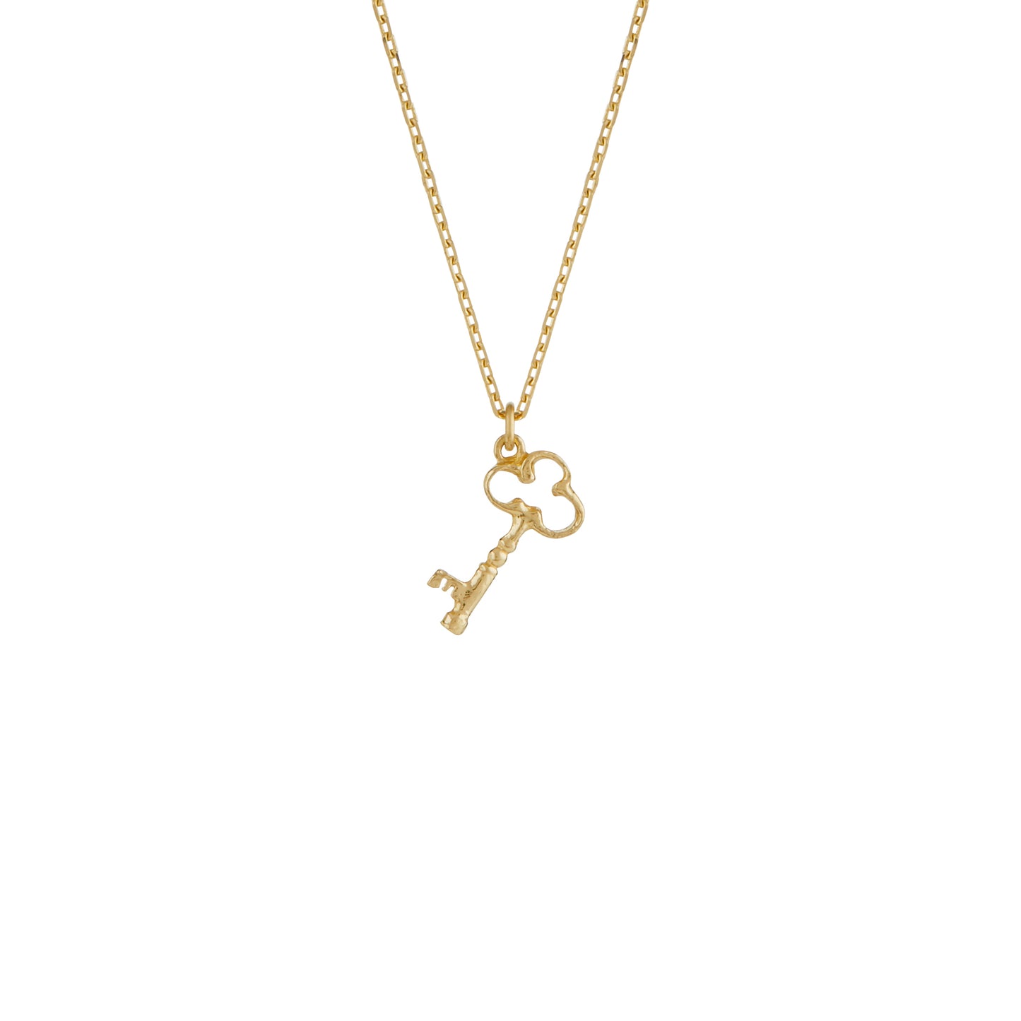 Alex Monroe 18ct Yellow Gold Teeny Tiny Garden Key Necklace 🇬🇧