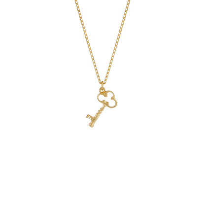 Alex Monroe 18ct Yellow Gold Teeny Tiny Garden Key Necklace 🇬🇧