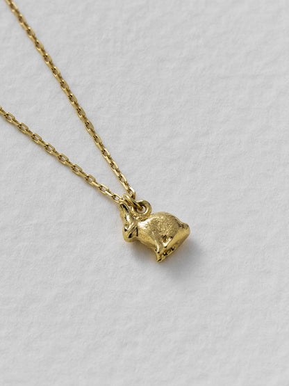 Alex Monroe 18ct Yellow Gold Teeny Tiny Rabbit Necklace 🇬🇧